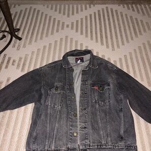 Vintage Black Denim Jacket